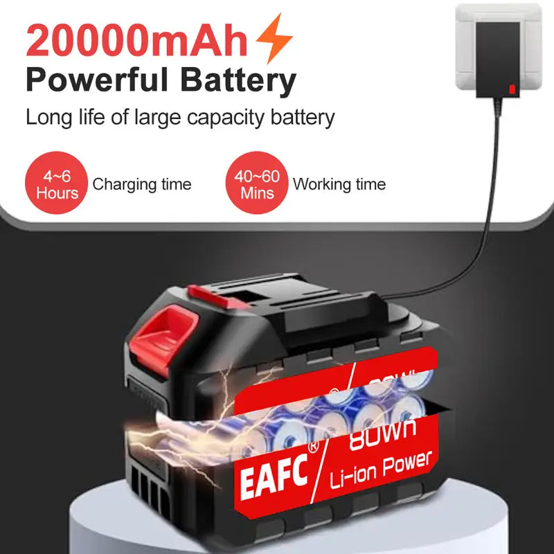 Portable Wireless High Pressure Washer Gun with Foam Sprayer